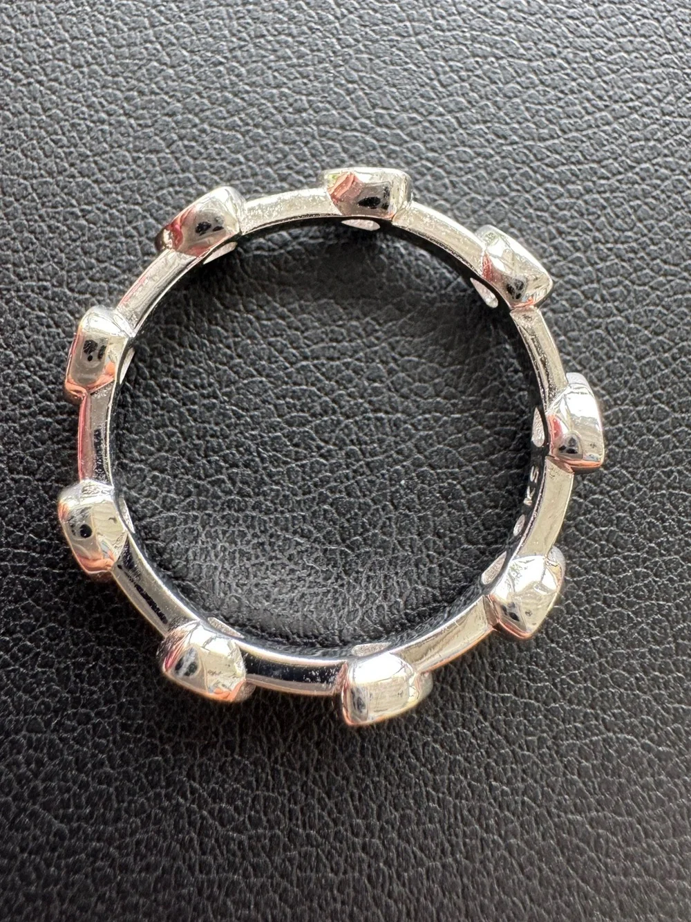 Kendra Scott Arden Silver & White Crystal Eternity Ring